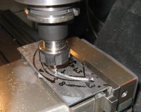 Drehplatte aus Stahl für kleines Maschinengestell, E235